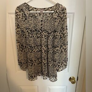 Chico’s Leopard Print Women's top size 3 or large